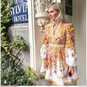 FREE GIFT Zimmerman Pattie Plunge Dress